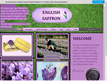 Tablet Screenshot of english-saffron.com